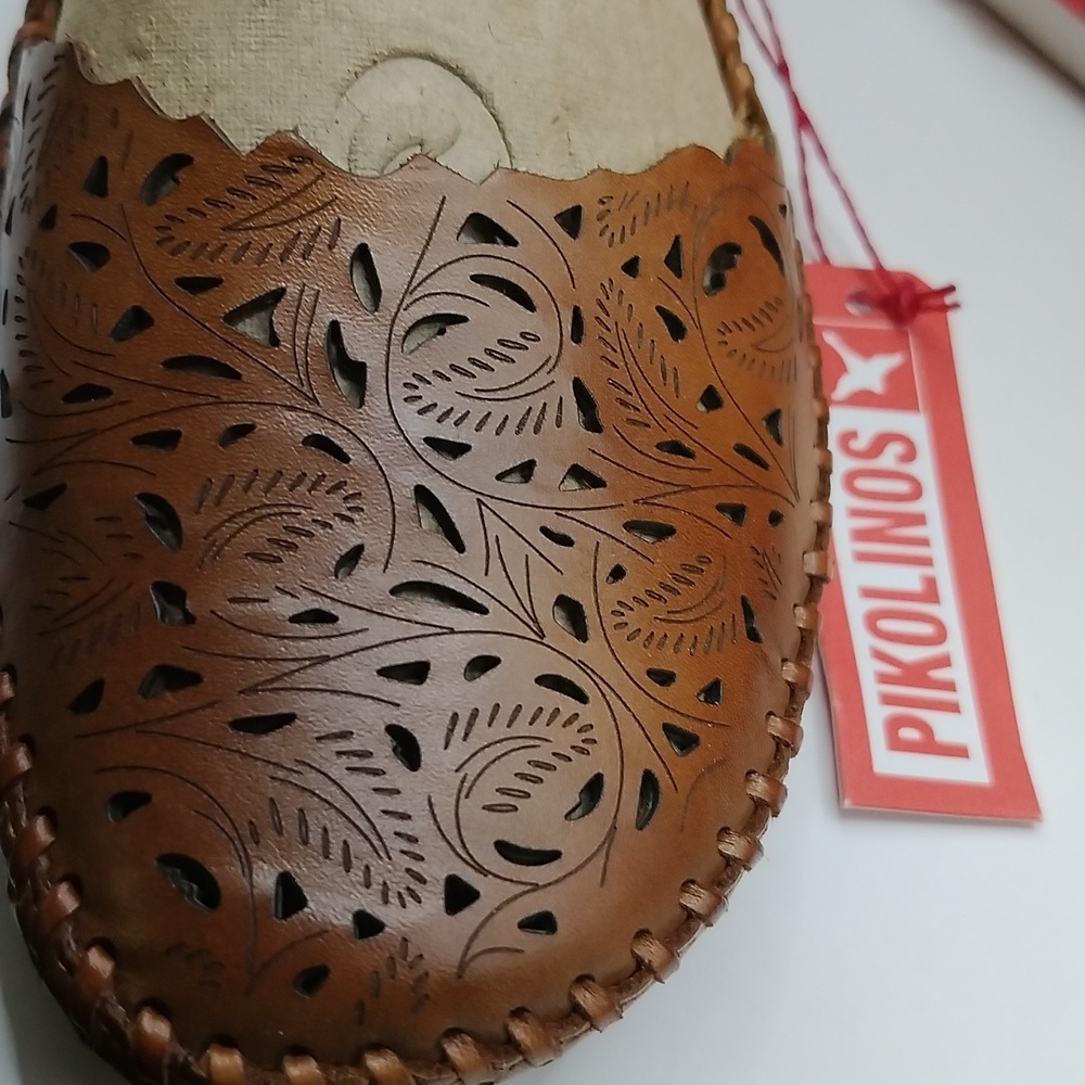 Pikolinos Women's Casual Mary Jane Flat Size 38 (7.5-8.0), Brandy (Brown) - Picture 14 of 17